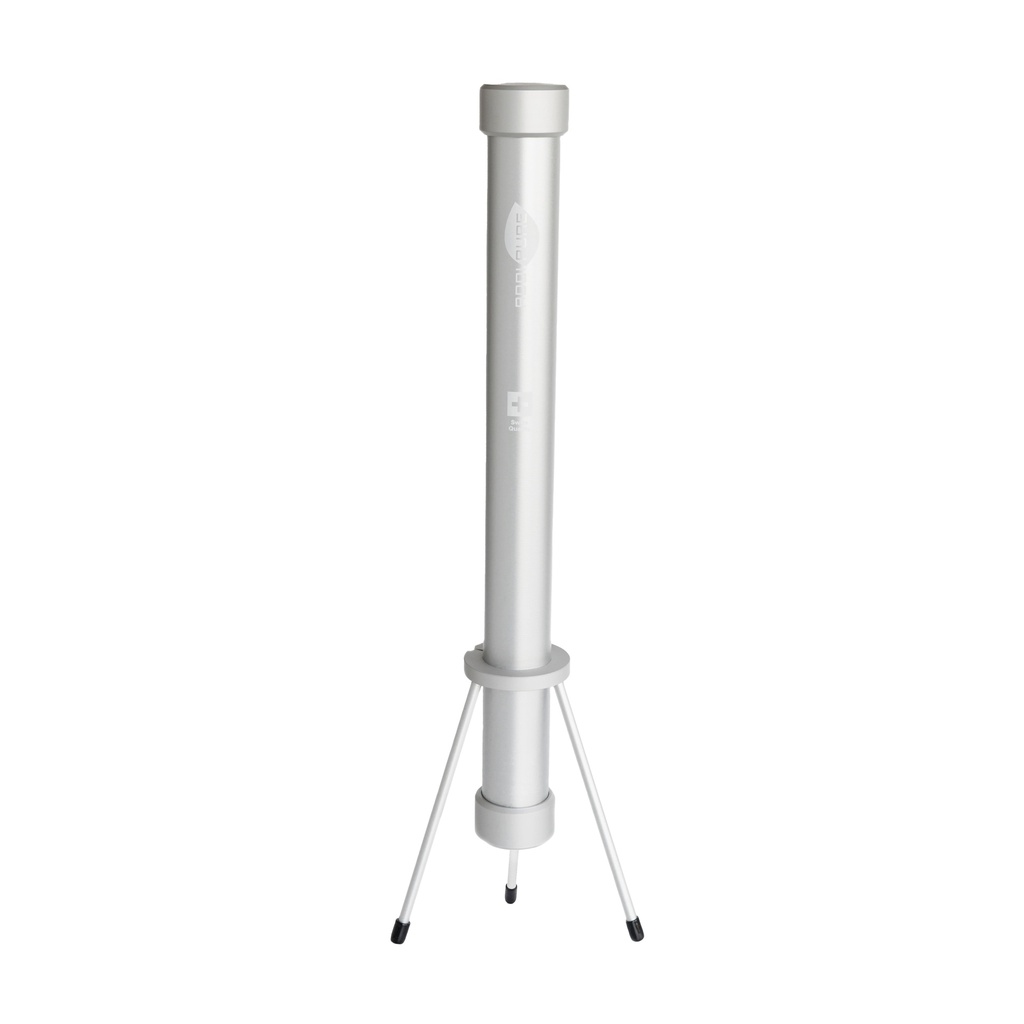 ADDIPURE PEO 200 Extractor, height-adjustable, 3-layer filter system, made of food-grade aluminium. Protective silver anodised surface finish. Plant fill capacity 200g - 240g. Tube length x diameter: 535mm x 50mm.